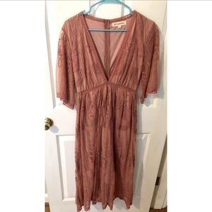 Never Worn mauve/pink Midi Dress